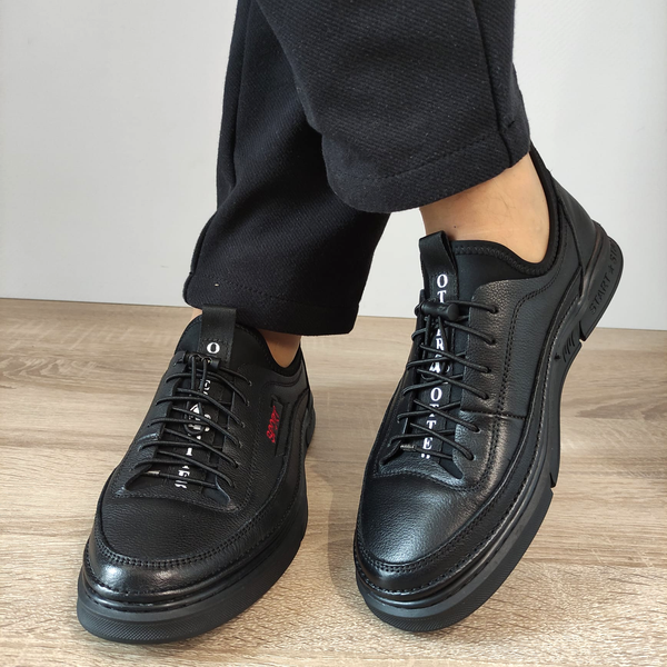 PANTOFI CASUAL BARBATI OTTER 40005A 01-N NEGRI - imagine 3