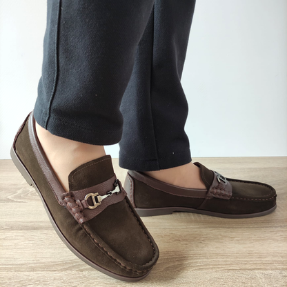 PANTOFI CASUAL BARBATI OTTER 640006B 40-2 MARO VELUR