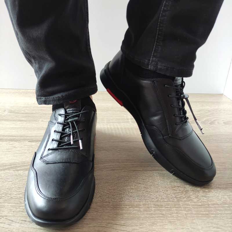 PANTOFI CASUAL BARBATI OTTER 95150 01-N NEGRI - imagine 5