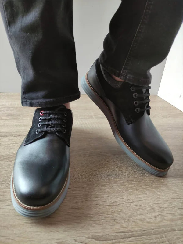 PANTOFI CASUAL BARBATI OTTER OTA 40 01-N NEGRI - imagine 4
