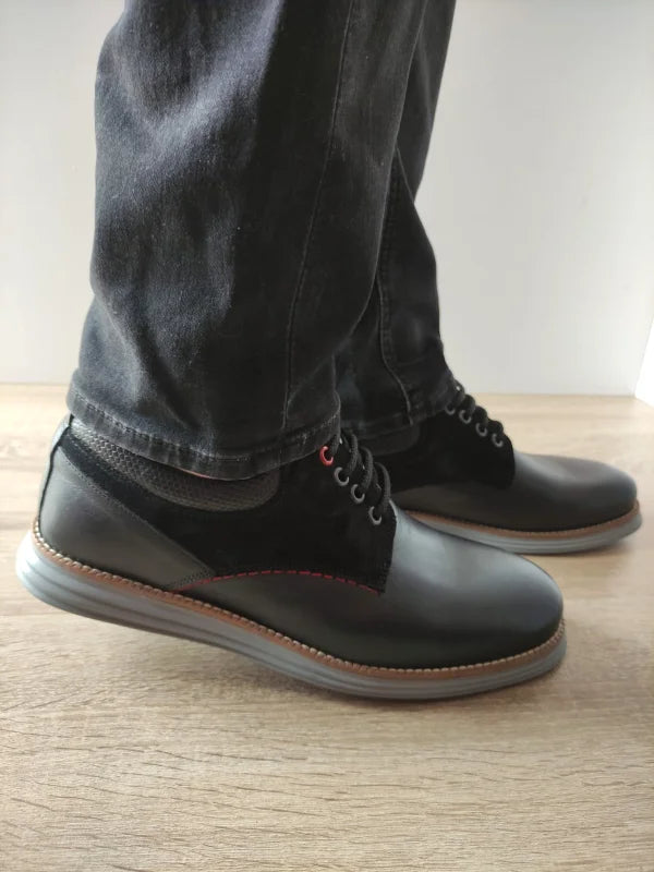PANTOFI CASUAL BARBATI OTTER OTA 40 01-N NEGRI - imagine 5