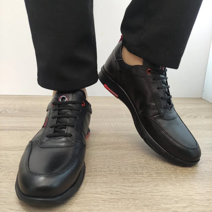 PANTOFI CASUAL BARBATI OTTER OTCASPER-15 01-N NEGRI