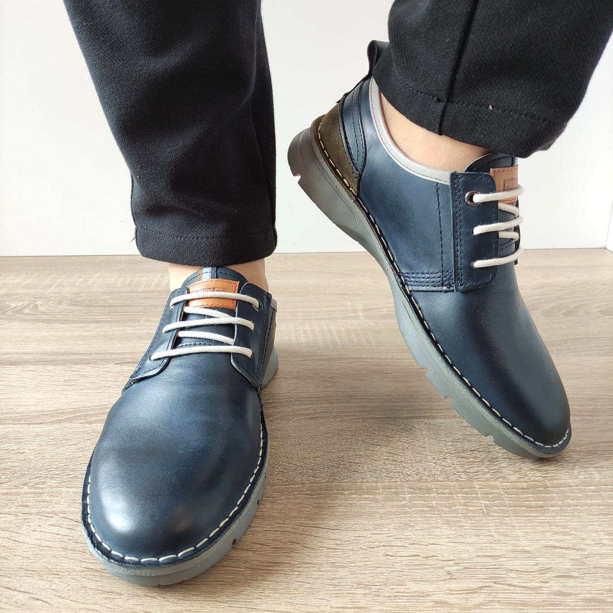 PANTOFI CASUAL BARBATI PIKOLINOS 4232C1 ALBASTRI - imagine 6