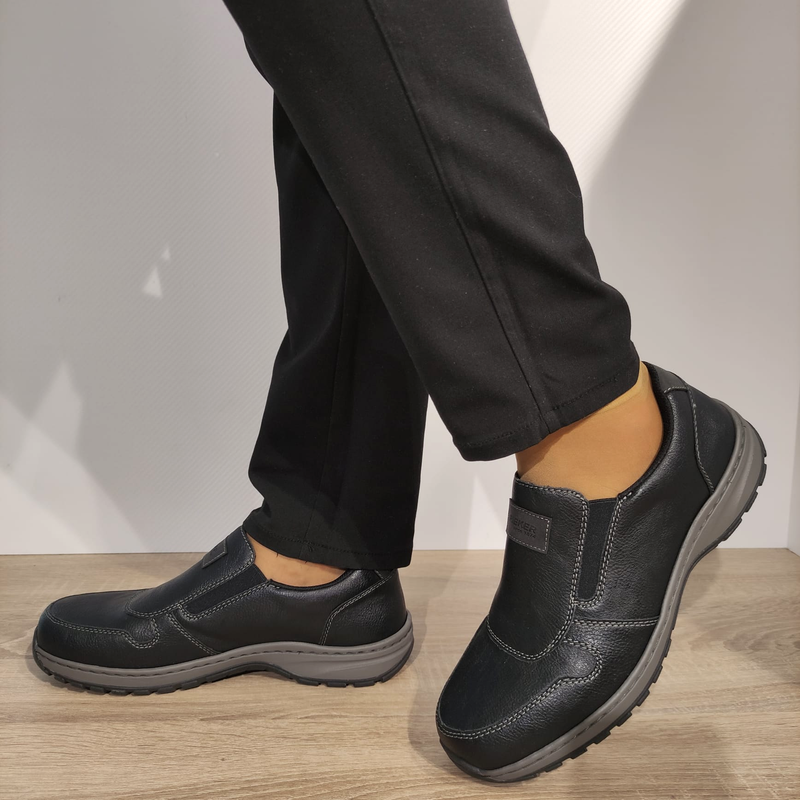 PANTOFI CASUAL BARBATI RIEKER 03355-00 NEGRI - imagine 2