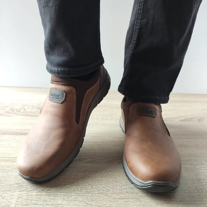 PANTOFI CASUAL BARBATI RIEKER 03650-24 MARO