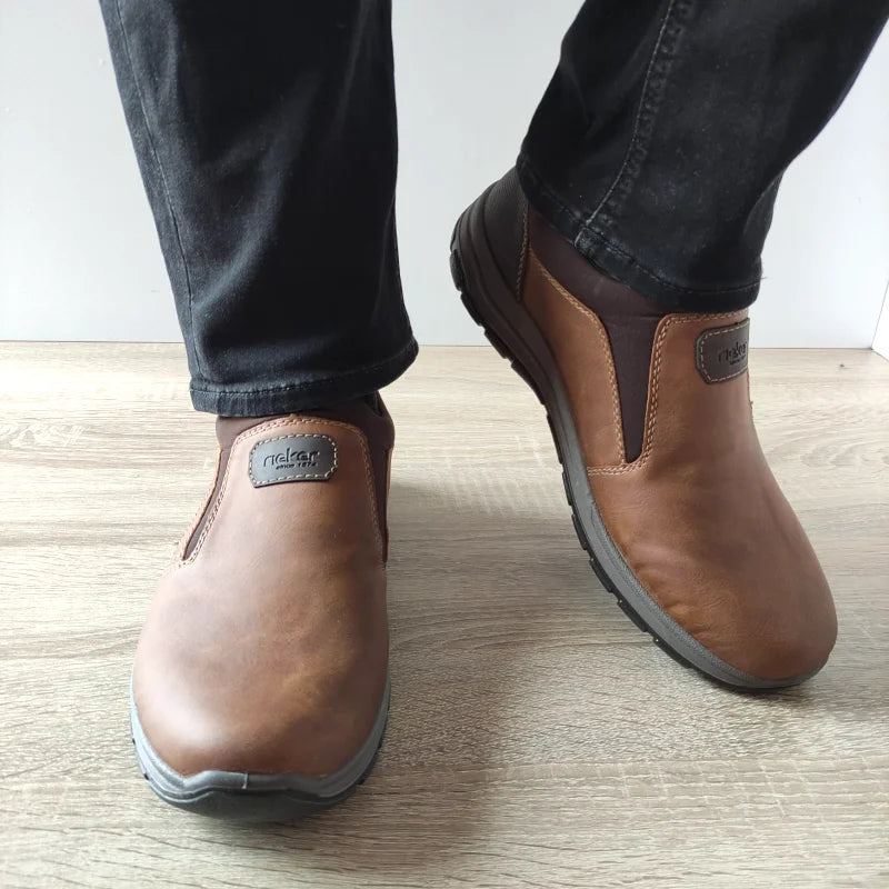 PANTOFI CASUAL BARBATI RIEKER 03650-24 MARO - imagine 5