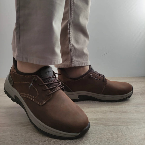 PANTOFI CASUAL BARBATI RIEKER 11050-22 MARO NUBUCK - imagine 5