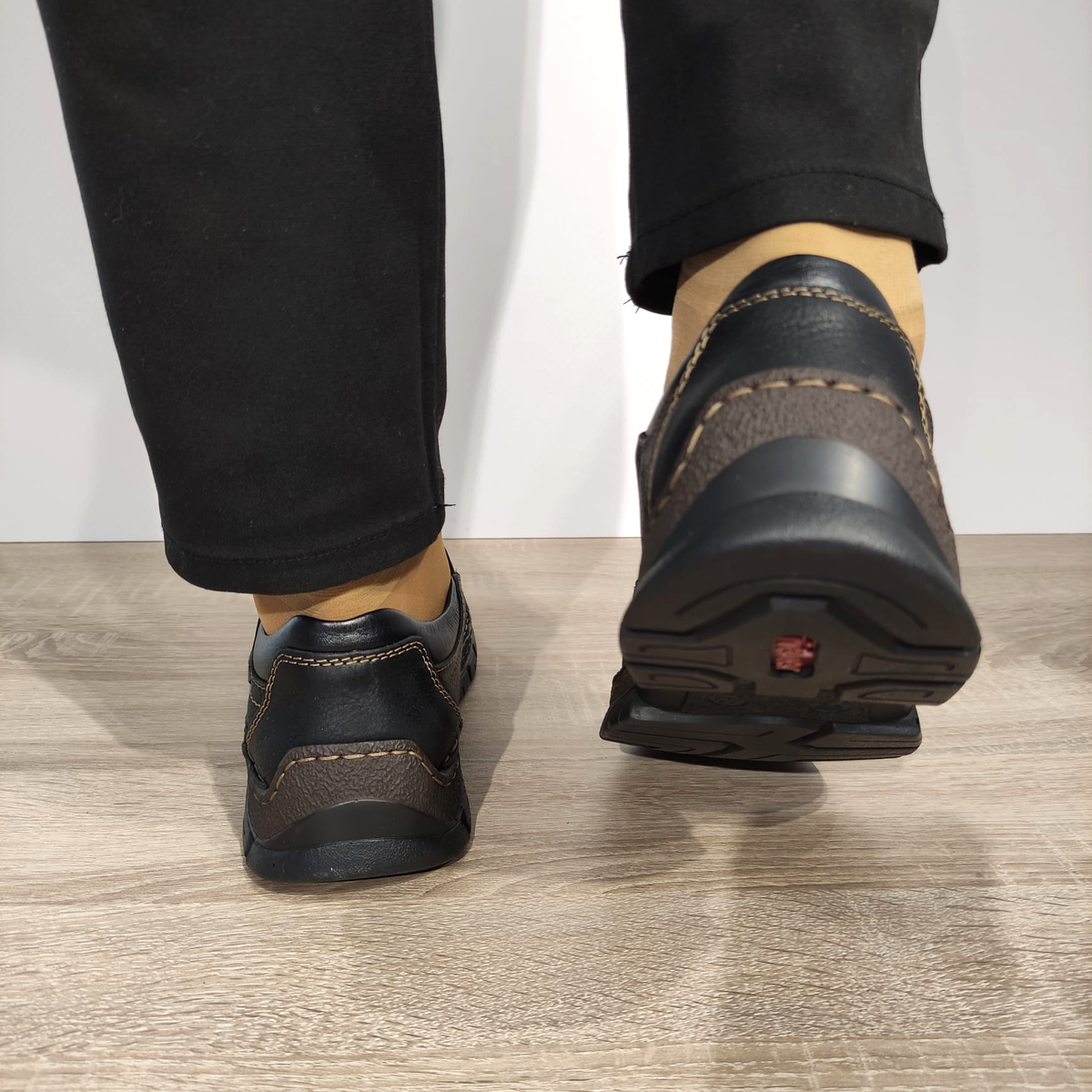 PANTOFI CASUAL BARBATI RIEKER 12272-00 NEGRI - imagine 6