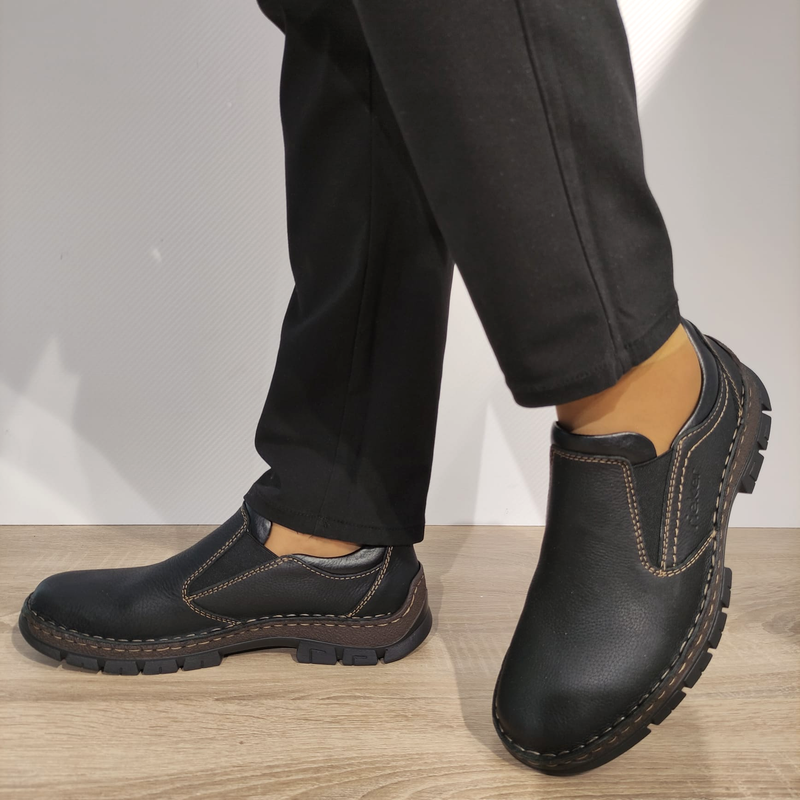 PANTOFI CASUAL BARBATI RIEKER 12272-00 NEGRI - imagine 2