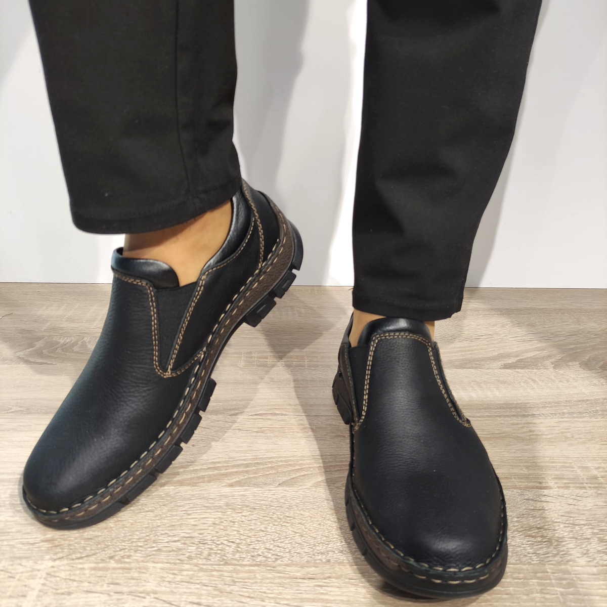 PANTOFI CASUAL BARBATI RIEKER 12272-00 NEGRI - imagine 3