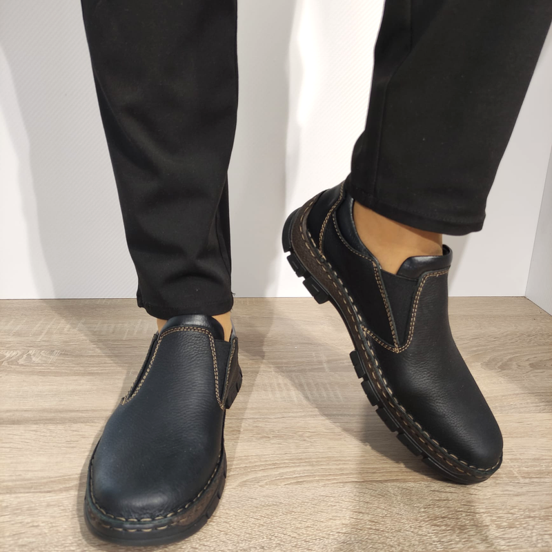 PANTOFI CASUAL BARBATI RIEKER 12272-00 NEGRI - imagine 4