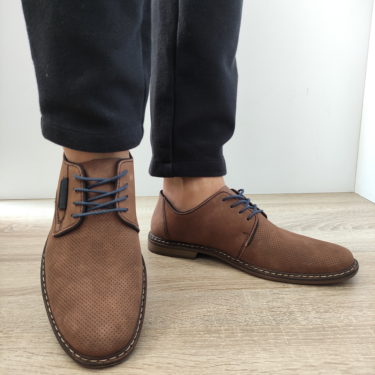 PANTOFI CASUAL BARBATI RIEKER 13439-24 MARO BUFO - imagine 5