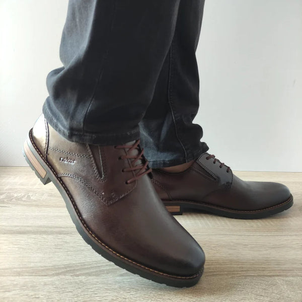 PANTOFI CASUAL BARBATI RIEKER 14621-25 MARO - imagine 4