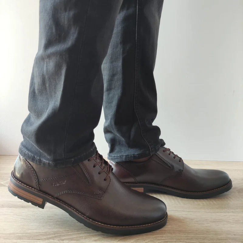 PANTOFI CASUAL BARBATI RIEKER 14621-25 MARO - imagine 2