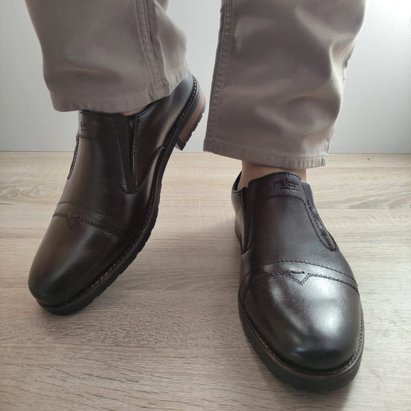 PANTOFI CASUAL BARBATI RIEKER 14654-25 MARO INCHIS - imagine 5