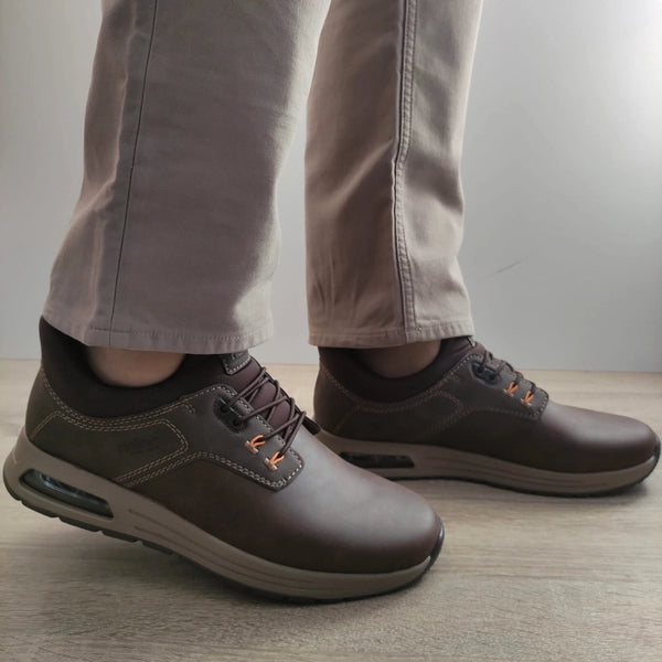 PANTOFI CASUAL BARBATI RIEKER B1051-25 MARO - imagine 2