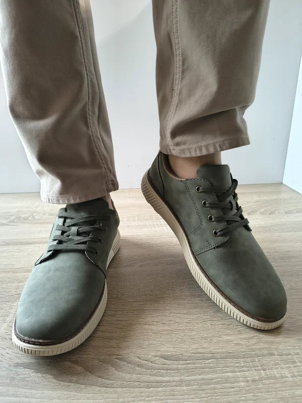 PANTOFI CASUAL BARBATI RIEKER B3317-54 VERZI