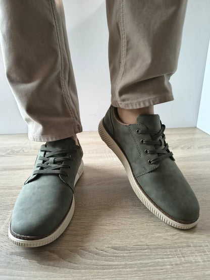 PANTOFI CASUAL BARBATI RIEKER B3317-54 VERZI