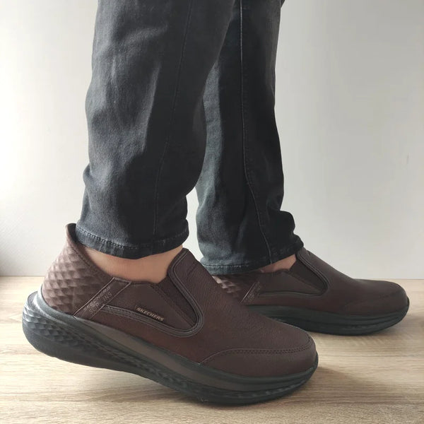 PANTOFI CASUAL BARBATI SKECHERS 205237 RDBR - imagine 5