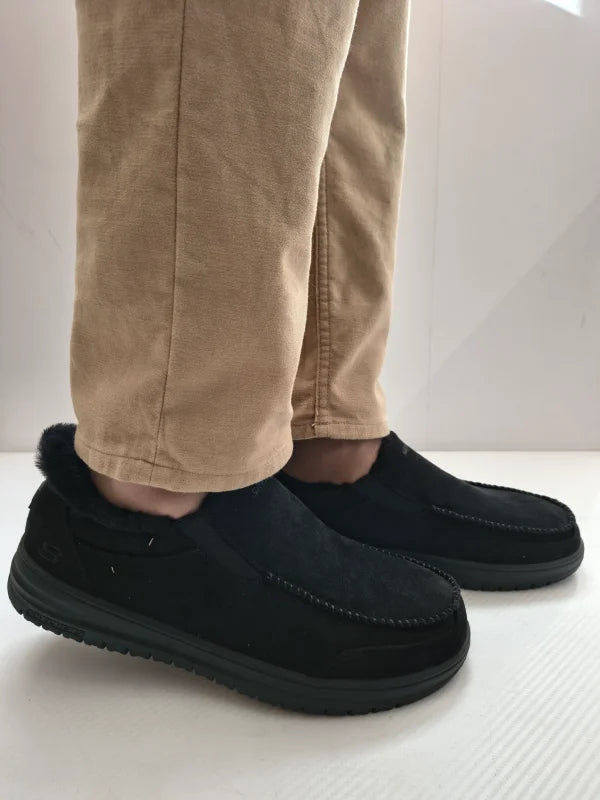 PANTOFI CASUAL BARBATI SKECHERS 205606 BBK - imagine 6