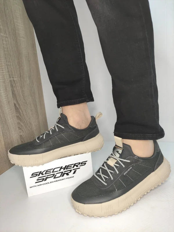 PANTOFI CASUAL BARBATI SKECHERS 210903 CHAR - imagine 6