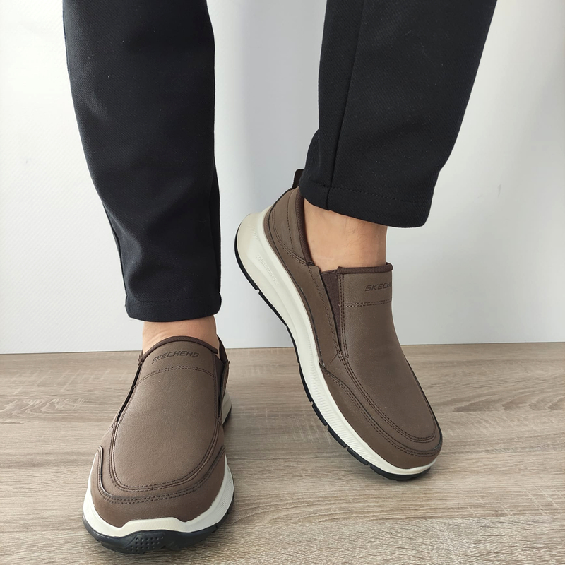 PANTOFI CASUAL BARBATI SKECHERS 232517 CHOC - imagine 5