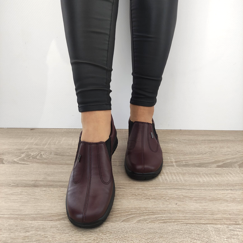 PANTOFI CASUAL DAMA ALPINA RONY G 4293-2 BORDO - imagine 5