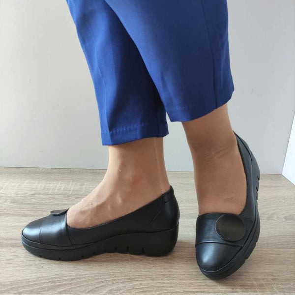 PANTOFI CASUAL DAMA ANNA VIOTTI 5280 NEGRI - imagine 3