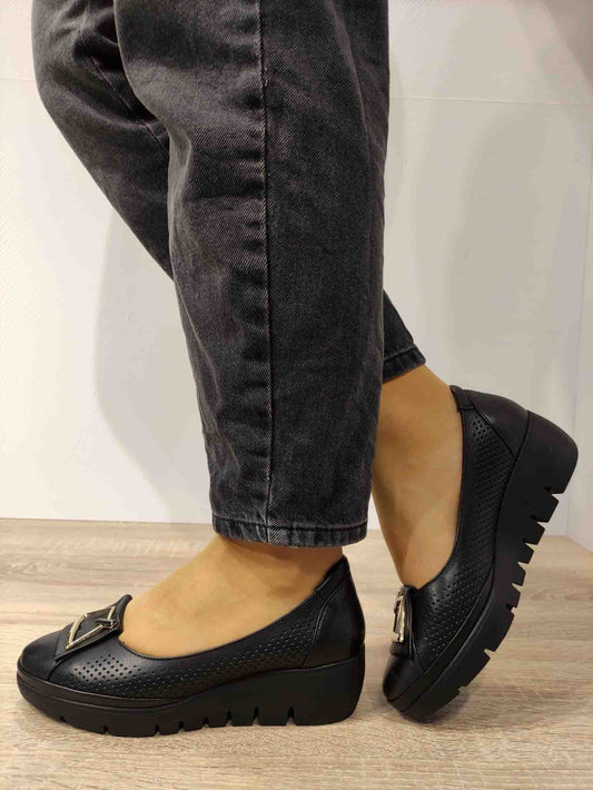 PANTOFI CASUAL DAMA ANNA VIOTTI 5356 NEGRI