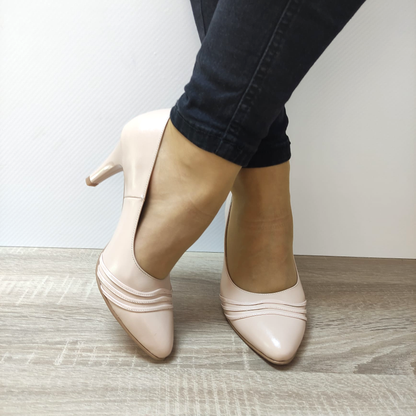 PANTOFI CASUAL DAMA ANTONIO 16216 ROZ NUDE