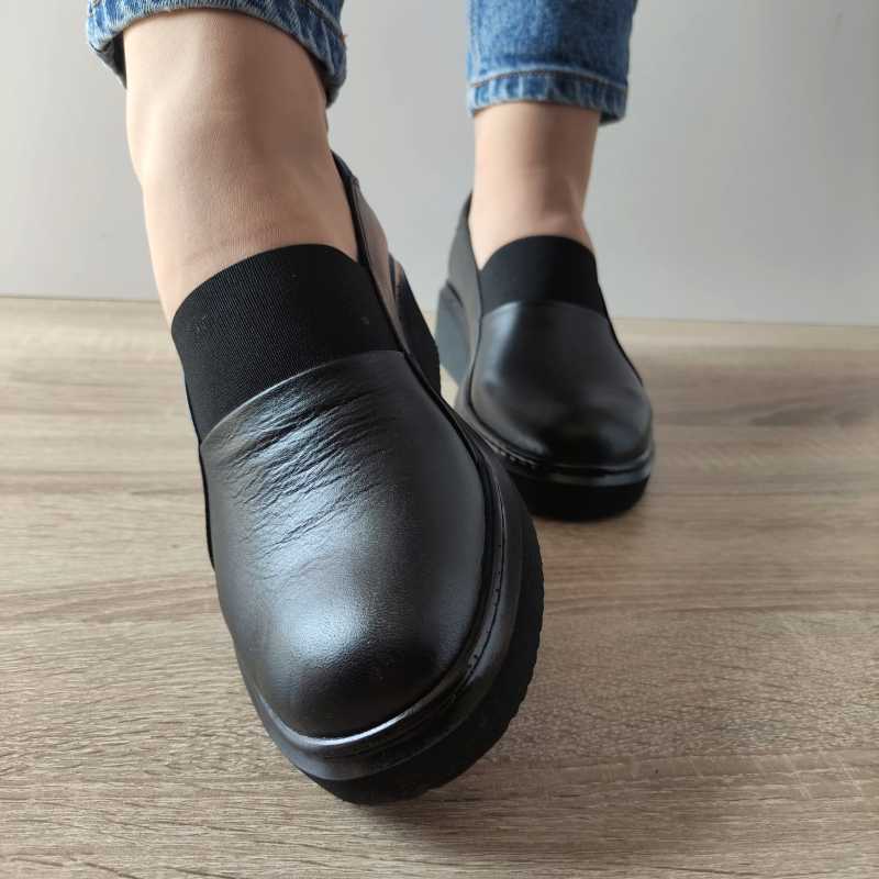 PANTOFI CASUAL DAMA BIO FLEX 006-155 NEGRI - imagine 5