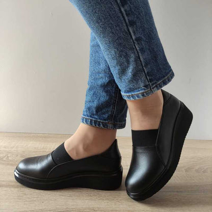 PANTOFI CASUAL DAMA BIO FLEX 006-155 NEGRI