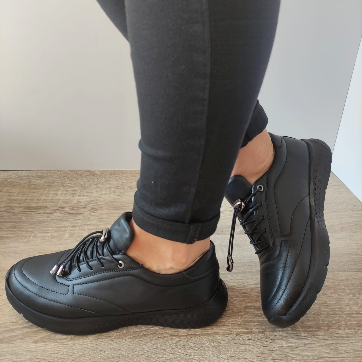 PANTOFI CASUAL DAMA BIO FLEX 14-110 NEGRI