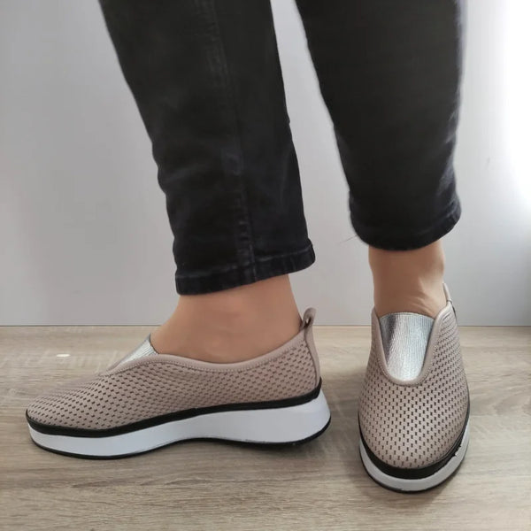 PANTOFI CASUAL DAMA BIO FLEX 31-106 BEJ - imagine 5