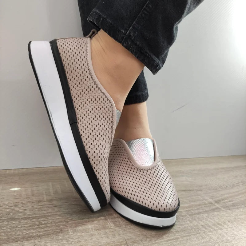 PANTOFI CASUAL DAMA BIO FLEX 31-106 BEJ - imagine 4