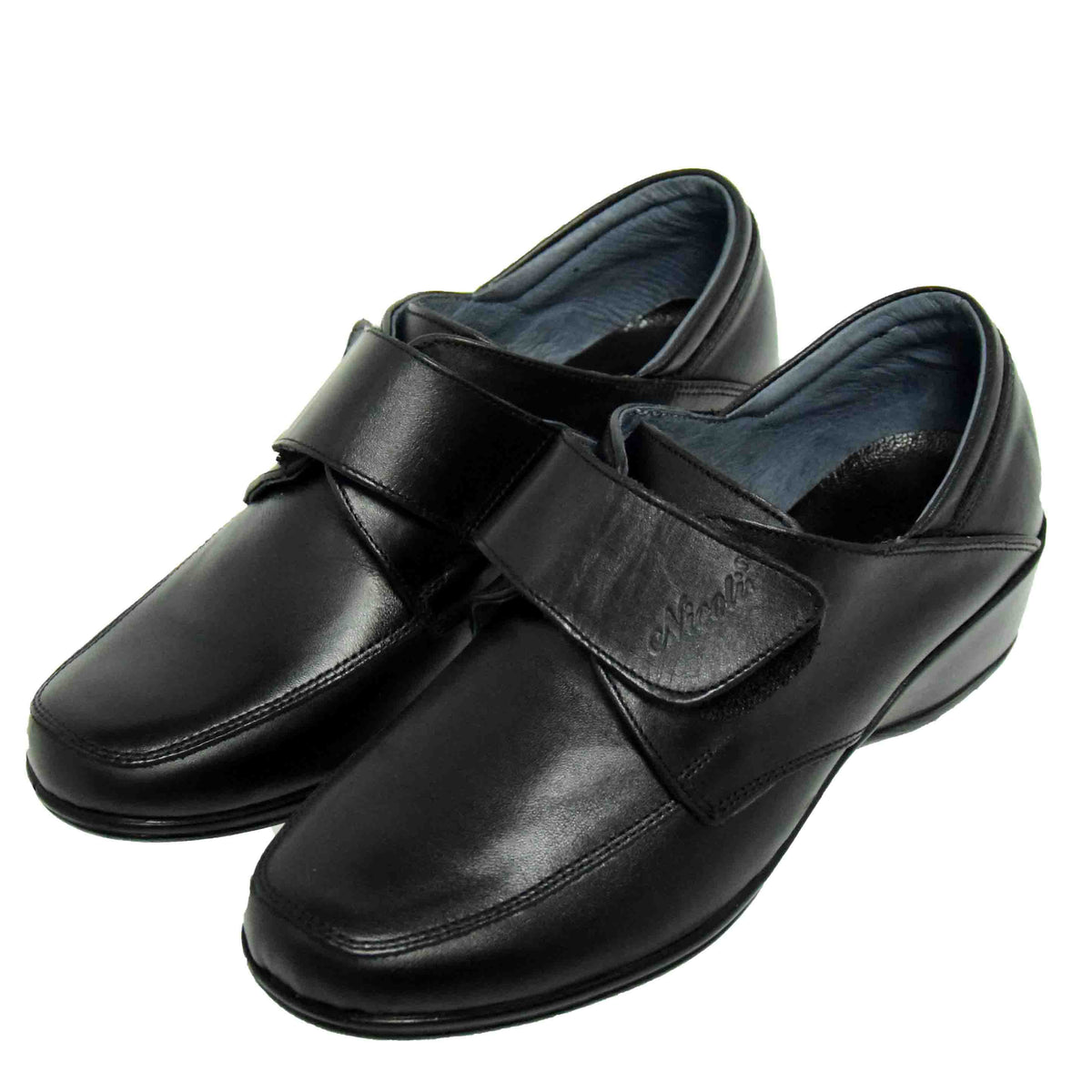 PANTOFI CASUAL DAMA NICOLIS 10153 NEGRI - imagine 7