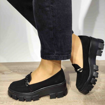 PANTOFI CASUAL DAMA BRATEX M33 NEGRI