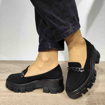 PANTOFI CASUAL DAMA BRATEX M33 NEGRI