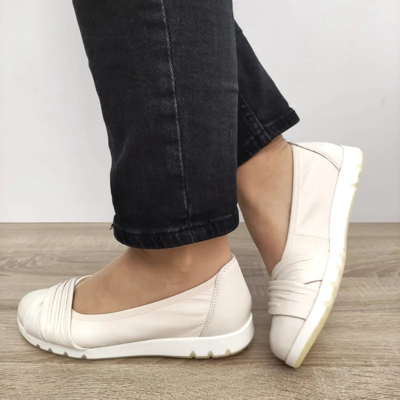 PANTOFI CASUAL DAMA CAPRICE 22118-44 CREM - imagine 2
