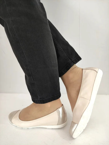 PANTOFI CASUAL DAMA CAPRICE 22152-42 BEJ CU SIDEF