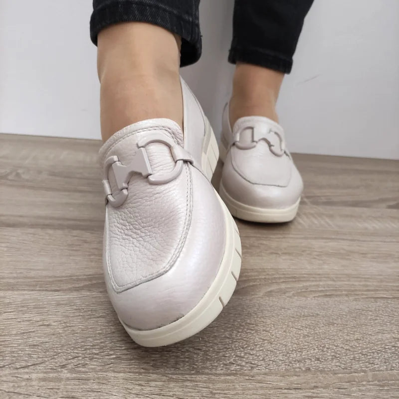 PANTOFI CASUAL DAMA CAPRICE 24700-42 BEJ PERLAT - imagine 5