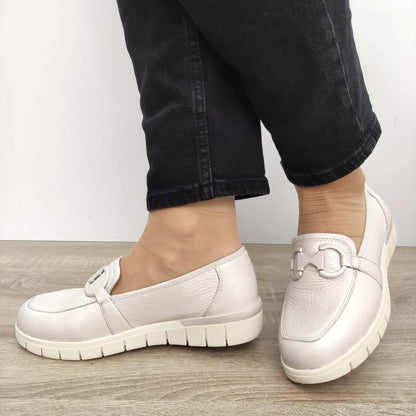 PANTOFI CASUAL DAMA CAPRICE 24700-42 BEJ PERLAT