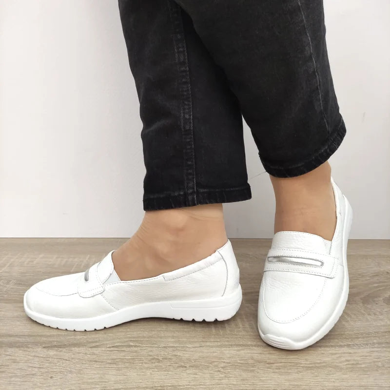 PANTOFI CASUAL DAMA CAPRICE 24702-44 ALBI - imagine 3