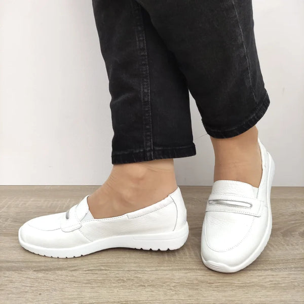 PANTOFI CASUAL DAMA CAPRICE 24702-44 ALBI - imagine 3