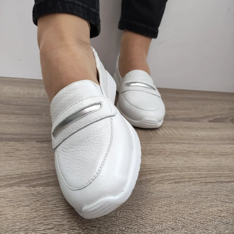 PANTOFI CASUAL DAMA CAPRICE 24702-44 ALBI - imagine 4