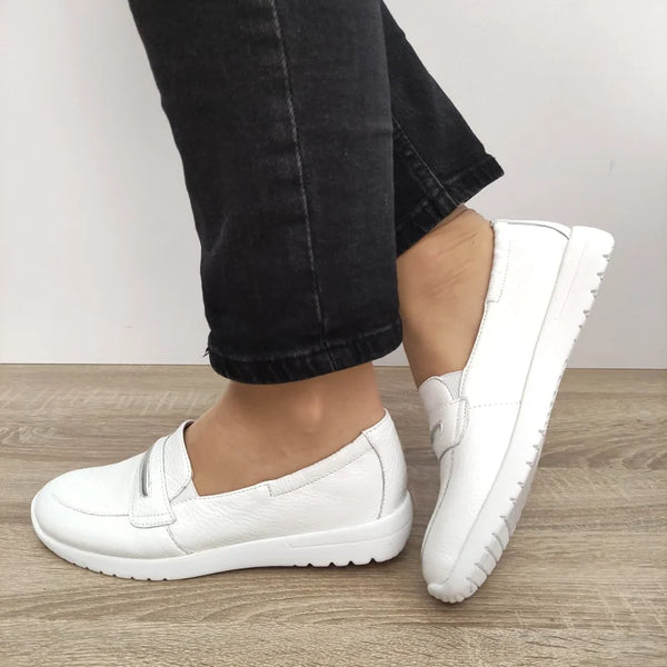 PANTOFI CASUAL DAMA CAPRICE 24702-44 ALBI - imagine 2