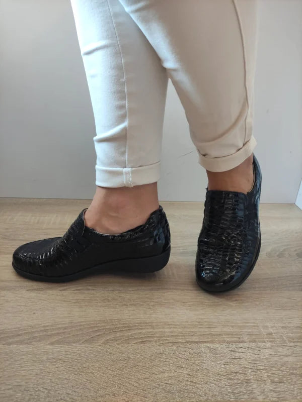 PANTOFI CASUAL DAMA CAPRICE 24752-45 014 NEGRI CROCO