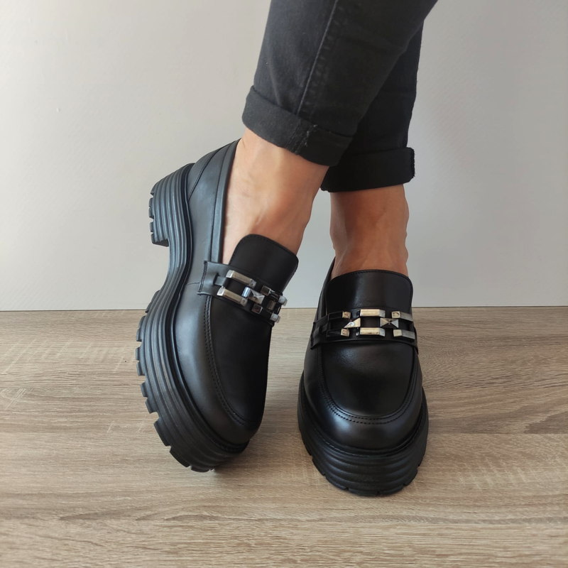 PANTOFI CASUAL DAMA CASPIAN 44192 NEGRI - imagine 4