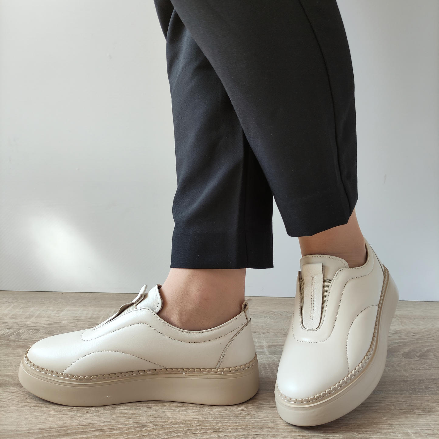 PANTOFI CASUAL DAMA CASPIAN 6018 BEJ