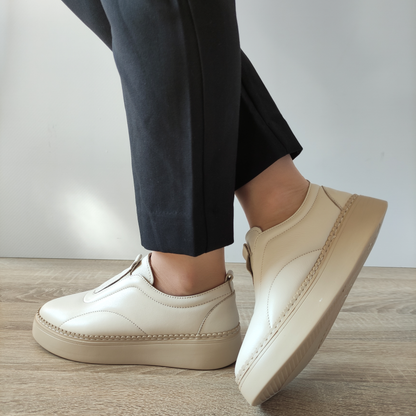 PANTOFI CASUAL DAMA CASPIAN 6018 BEJ
